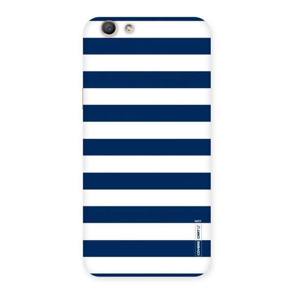 Classic Blue White Stripes Back Case for Oppo A59