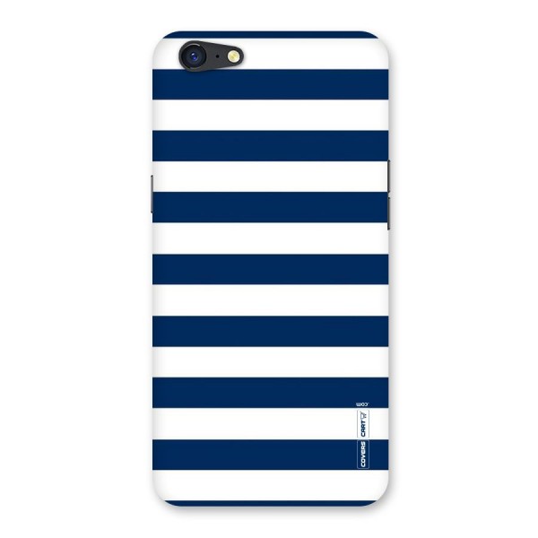 Classic Blue White Stripes Back Case for Oppo A71