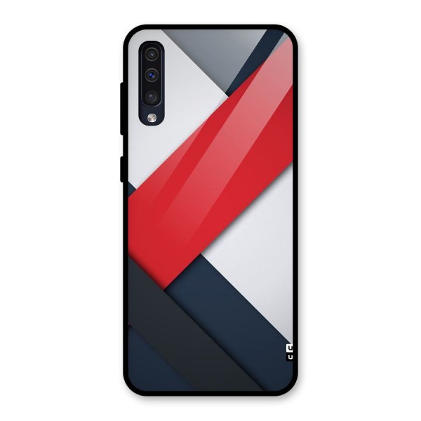 Classic Bold Glass Back Case for Galaxy A50