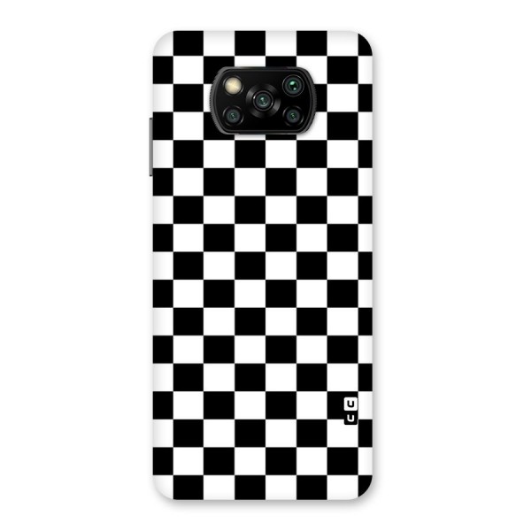 Classic Check Back Case for Poco X3