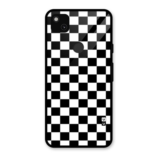 Classic Check Glass Back Case for Google Pixel 4a