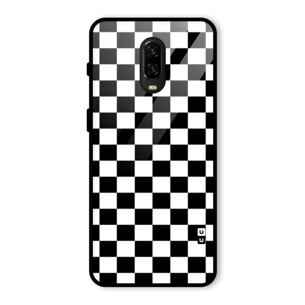 Classic Check Glass Back Case for OnePlus 6T