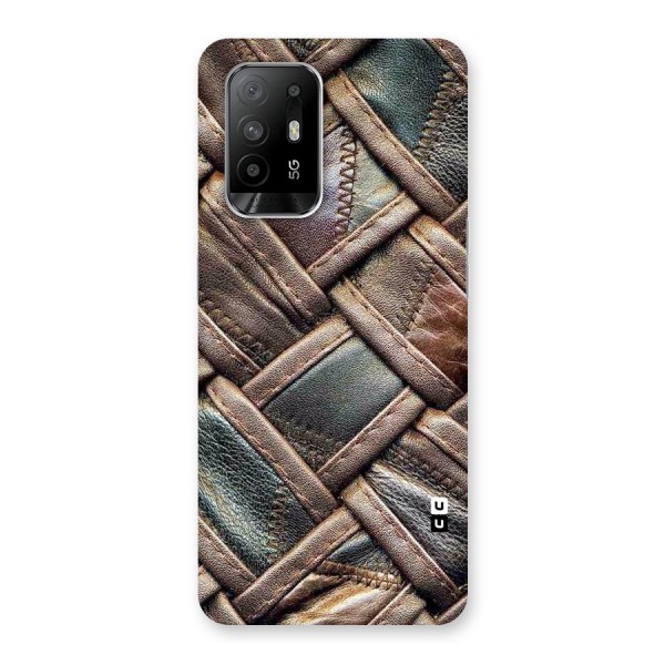 Classic Leather Belt Design Back Case for Oppo F19 Pro Plus 5G
