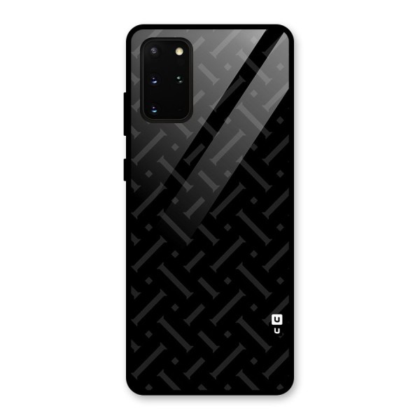 Classic Pipes Pattern Glass Back Case for Galaxy S20 Plus