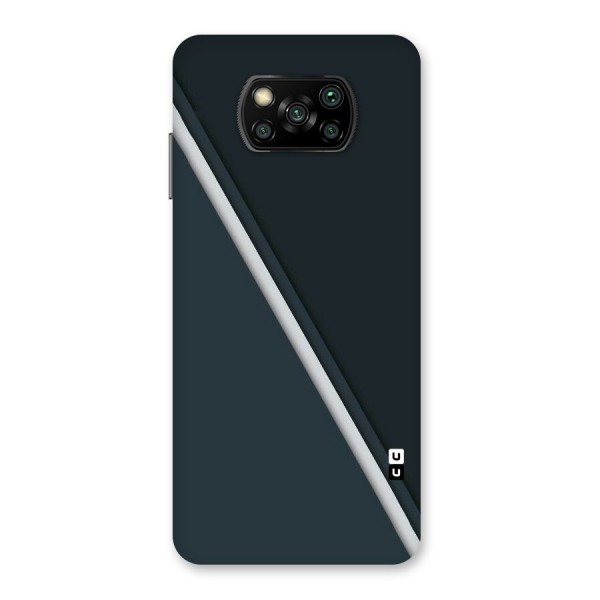 Classic Single Stripe Back Case for Poco X3