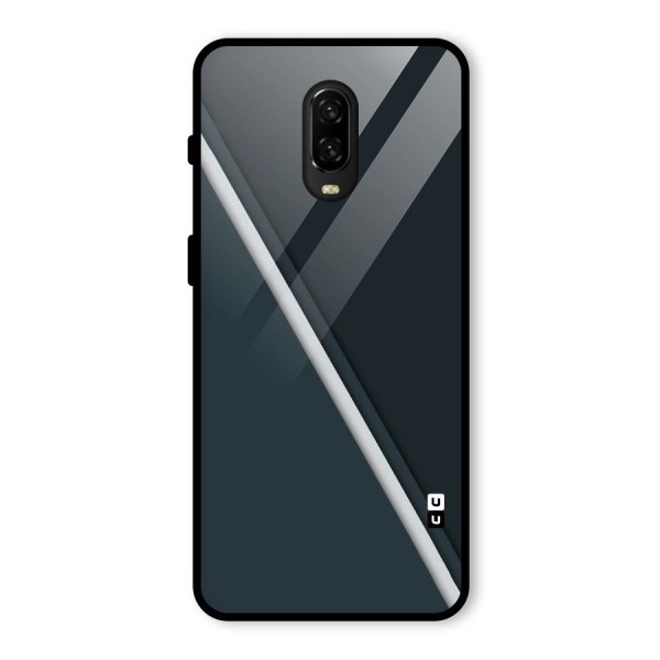 Classic Single Stripe Glass Back Case for OnePlus 6T