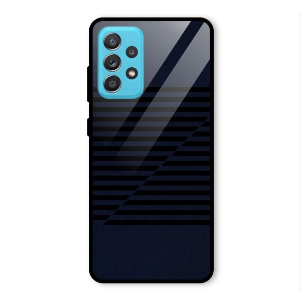 Classic Stripes Cut Glass Back Case for Galaxy A52s 5G