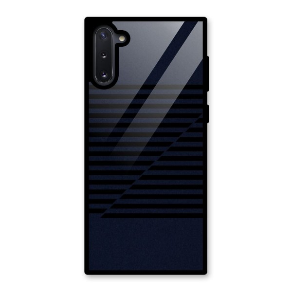 Classic Stripes Cut Glass Back Case for Galaxy Note 10