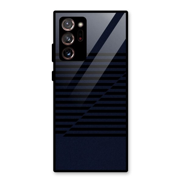 Classic Stripes Cut Glass Back Case for Galaxy Note 20 Ultra