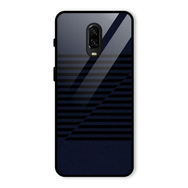 Classic Stripes Cut Glass Back Case for OnePlus 6T