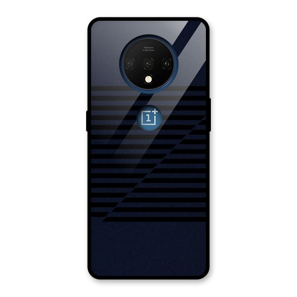Classic Stripes Cut Glass Back Case for OnePlus 7T