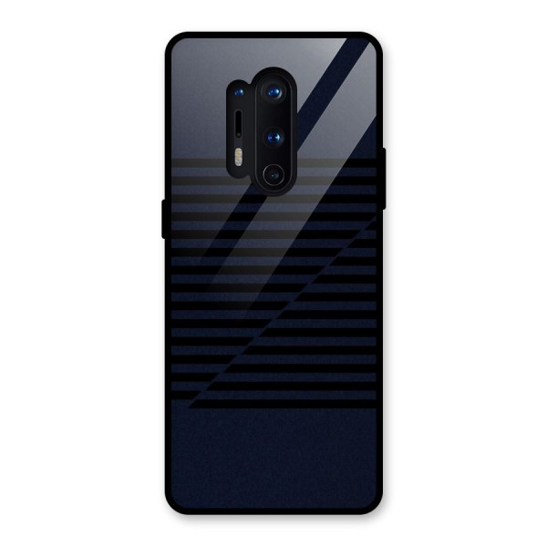 Classic Stripes Cut Glass Back Case for OnePlus 8 Pro