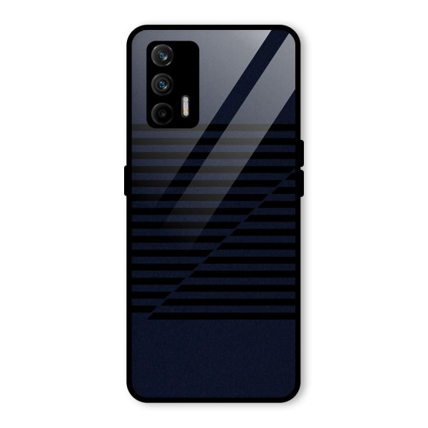 Classic Stripes Cut Glass Back Case for Realme GT 5G