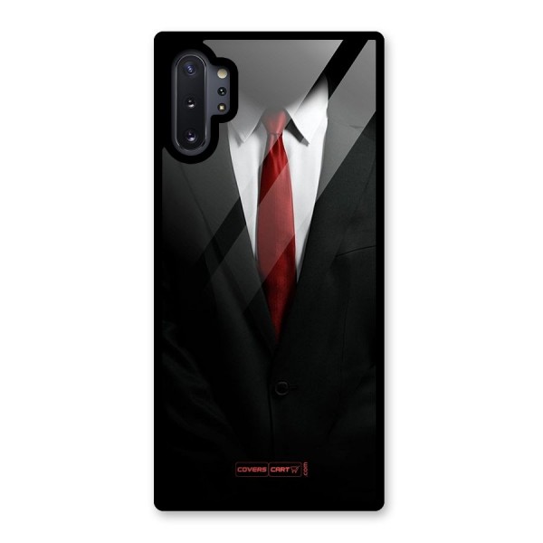 Classic Suit Glass Back Case for Galaxy Note 10 Plus