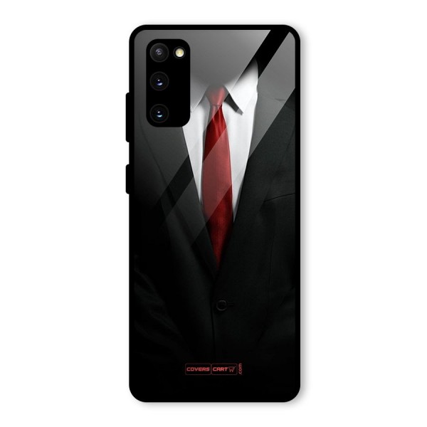 Classic Suit Glass Back Case for Galaxy S20 FE
