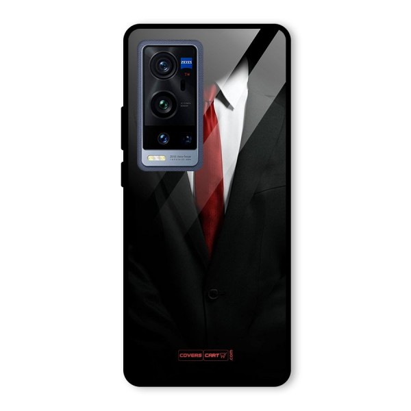 Classic Suit Glass Back Case for Vivo X60 Pro Plus