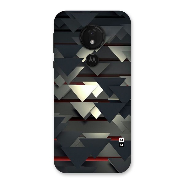 Classic Triangles Design Back Case for Moto G7 Power