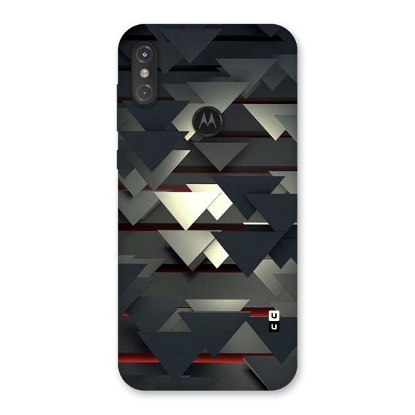 Classic Triangles Design Back Case for Motorola One Power