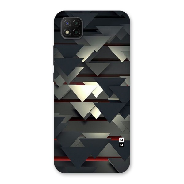 Classic Triangles Design Back Case for Poco C3