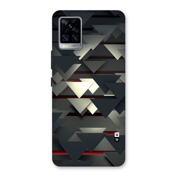 Classic Triangles Design Back Case for Vivo V20 Pro