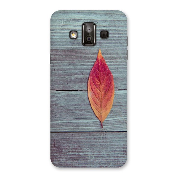 Classic Wood Leaf Back Case for Galaxy J7 Duo