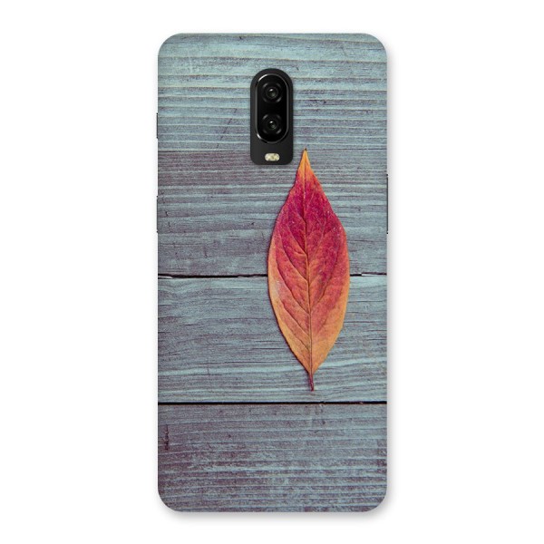 Classic Wood Leaf Back Case for OnePlus 6T