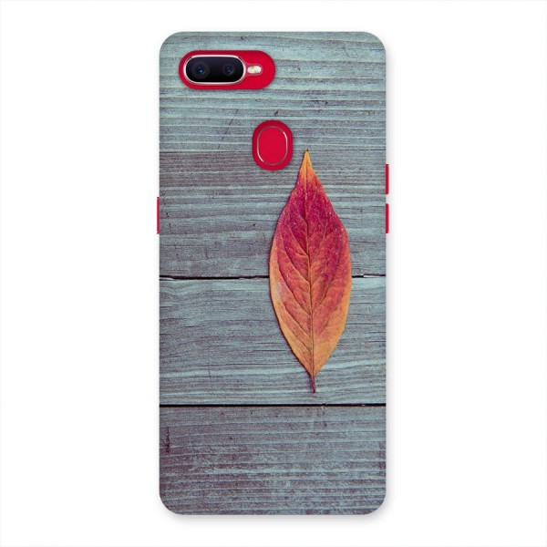 Classic Wood Leaf Back Case for Oppo F9 Pro