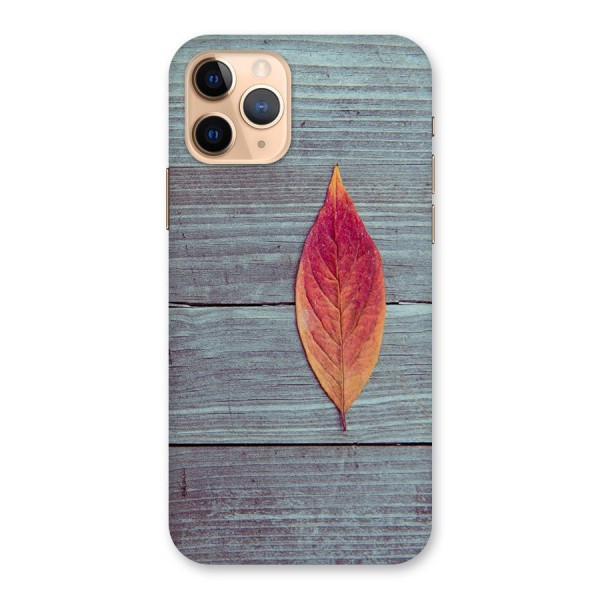 Classic Wood Leaf Back Case for iPhone 11 Pro