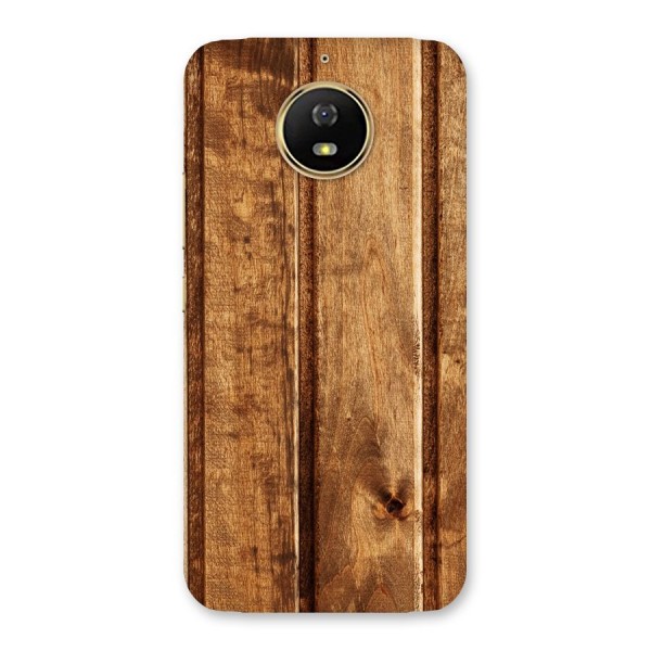 Classic Wood Print Back Case for Moto G5s
