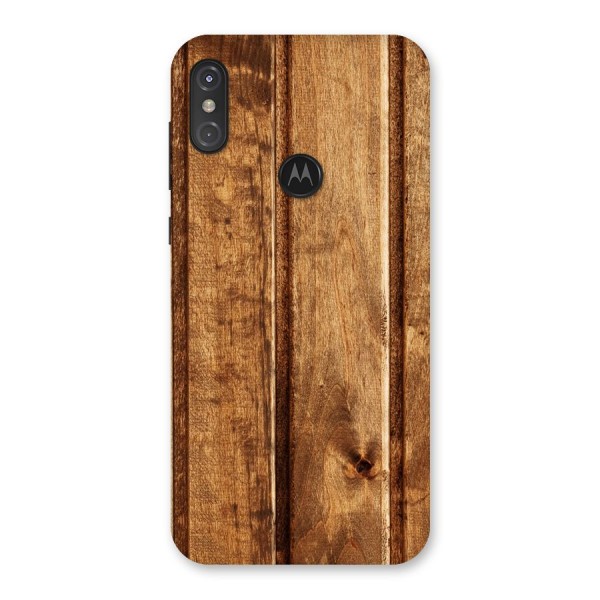 Classic Wood Print Back Case for Motorola One Power
