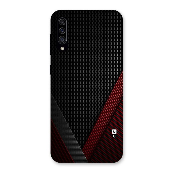 Classy Black Red Design Back Case for Galaxy A30s