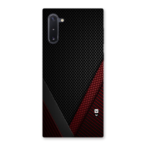 Classy Black Red Design Back Case for Galaxy Note 10