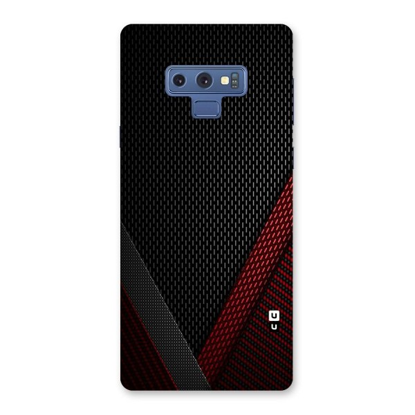 Classy Black Red Design Back Case for Galaxy Note 9