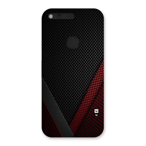 Classy Black Red Design Back Case for Google Pixel XL