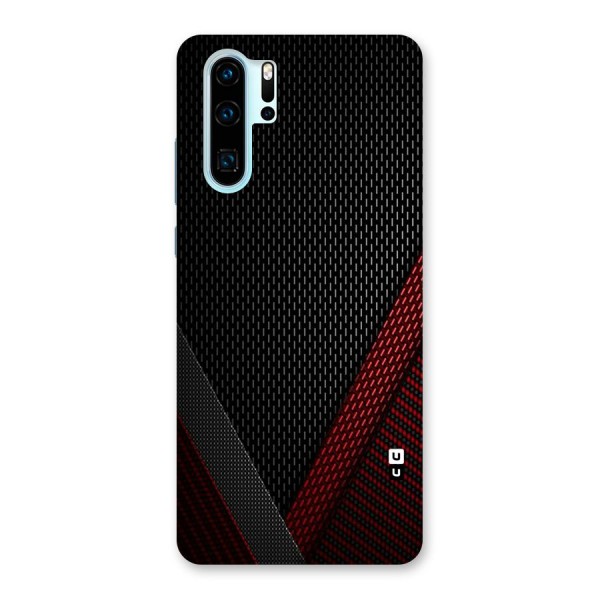 Classy Black Red Design Back Case for Huawei P30 Pro