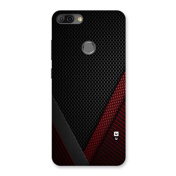 Classy Black Red Design Back Case for Infinix Hot 6 Pro
