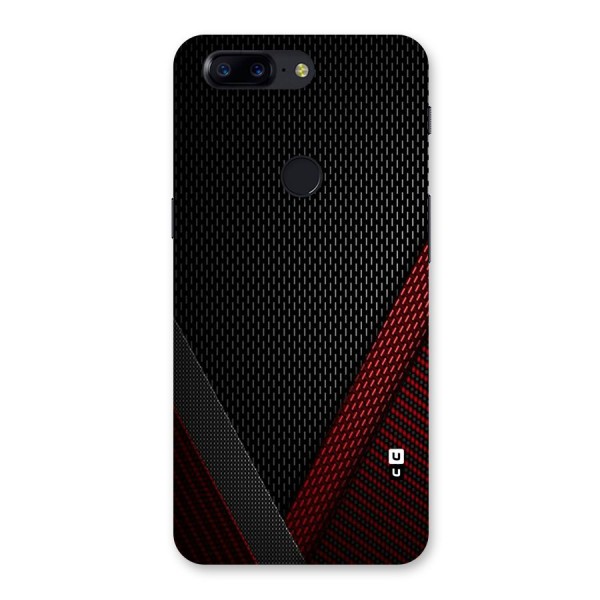 Classy Black Red Design Back Case for OnePlus 5T