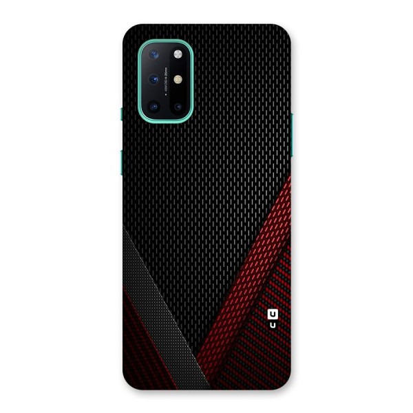 Classy Black Red Design Back Case for OnePlus 8T