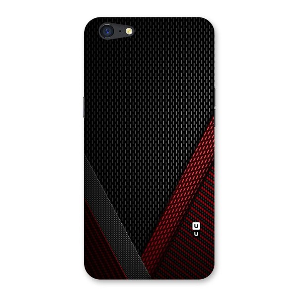 Classy Black Red Design Back Case for Oppo A71