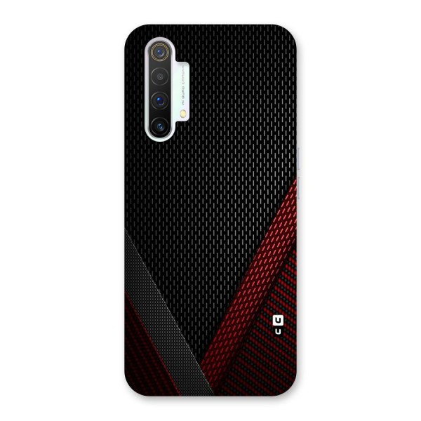 Classy Black Red Design Back Case for Realme X3