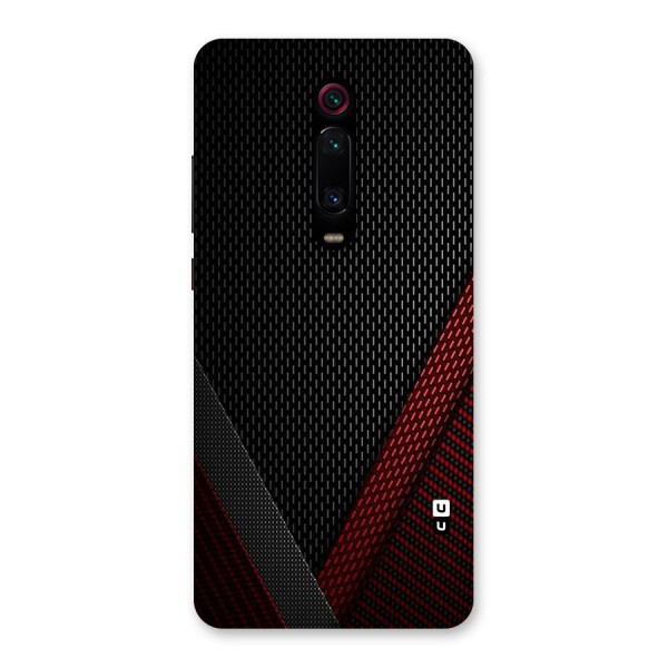 Classy Black Red Design Back Case for Redmi K20 Pro