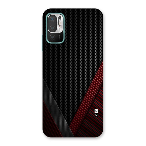 Classy Black Red Design Back Case for Redmi Note 10T 5G