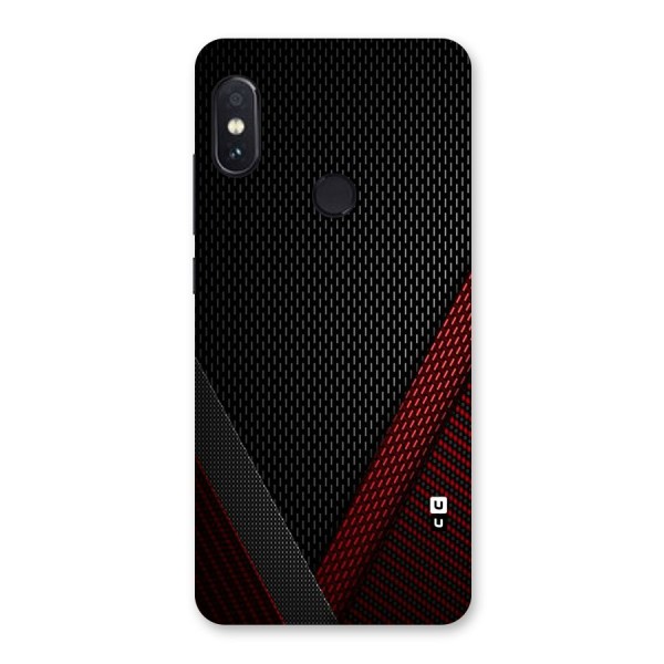 Classy Black Red Design Back Case for Redmi Note 5 Pro