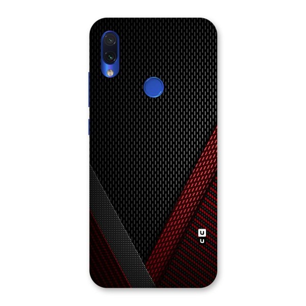 Classy Black Red Design Back Case for Redmi Note 7