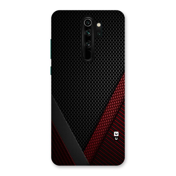 Classy Black Red Design Back Case for Redmi Note 8 Pro