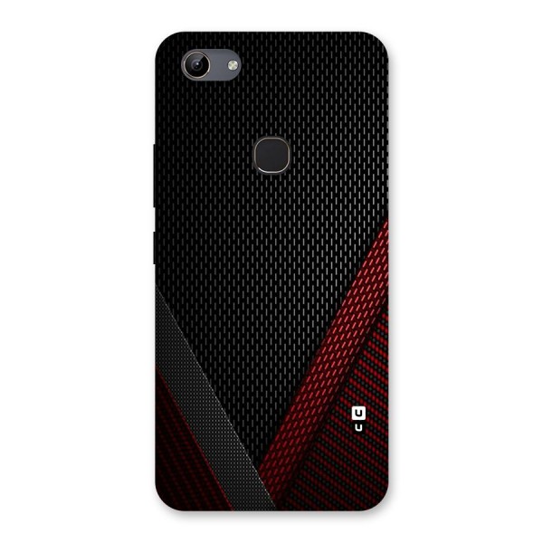 Classy Black Red Design Back Case for Vivo Y81
