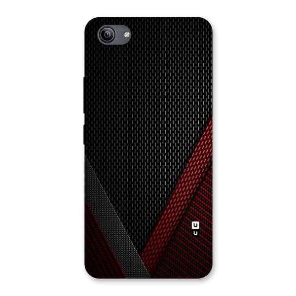 Classy Black Red Design Back Case for Vivo Y81i