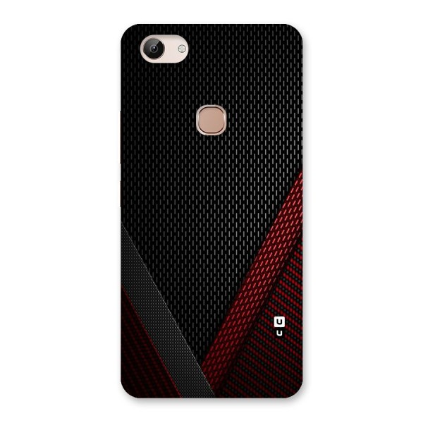 Classy Black Red Design Back Case for Vivo Y83