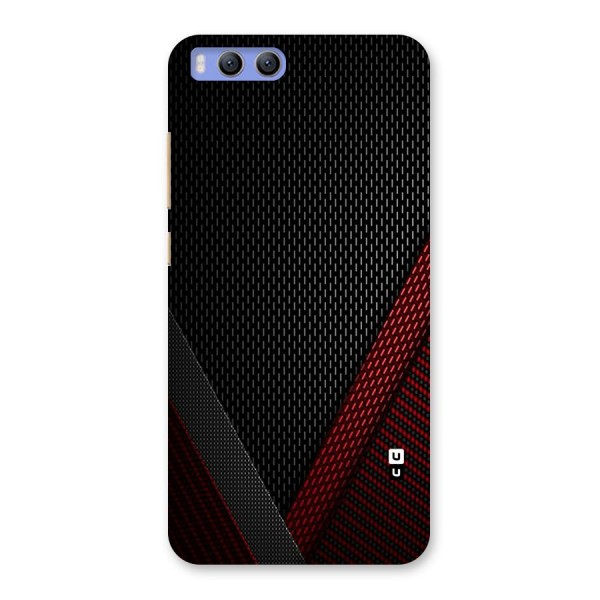 Classy Black Red Design Back Case for Xiaomi Mi 6