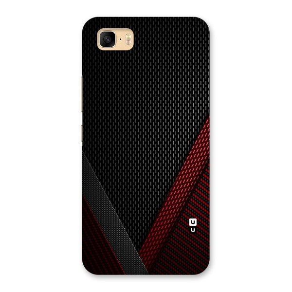Classy Black Red Design Back Case for Zenfone 3s Max